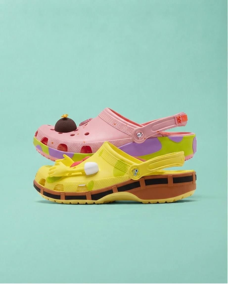 Spongebob and Patrick Crocs